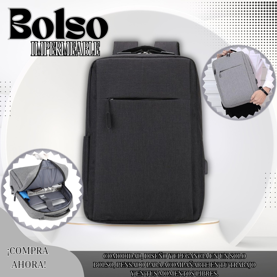 BOLSO REFORZADO PARA ESTUDIO IMPERMEAB